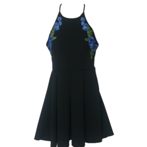 B. Darlin Black A Line Sleeveless Dress